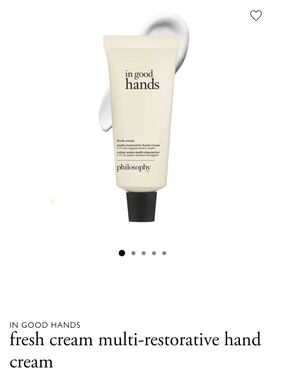 Philosophy In Good Hands Hand Cream Fresh Cream